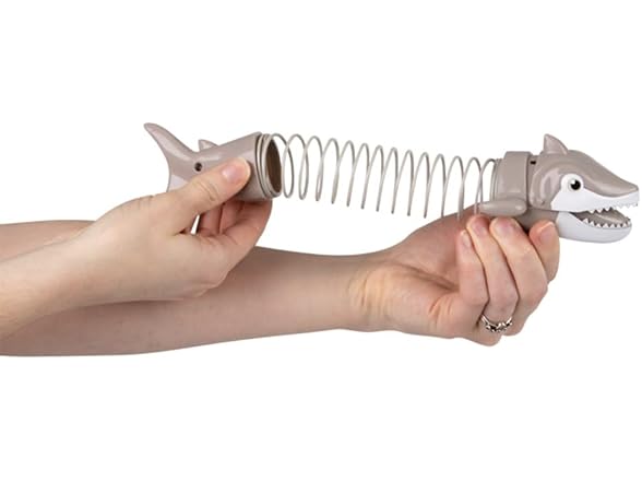 Rhode Island Novelty Wind Up Coil Spring Shark 7"