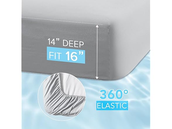 Comfort Spaces Coolmax Moisture Wicking Sheet Set, TwinXL