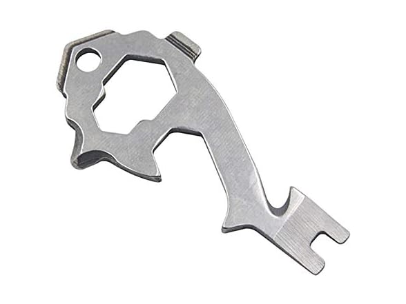 Stainless Steel Multi Key Ring Screwdriver Outdoor Tool