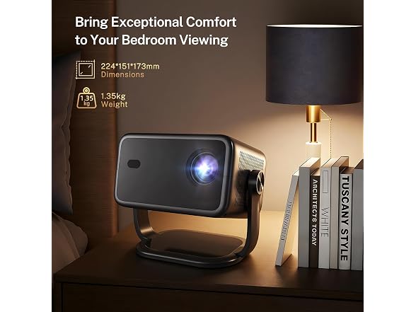 LYNCAST X6 Netflix Black Smart Projector
