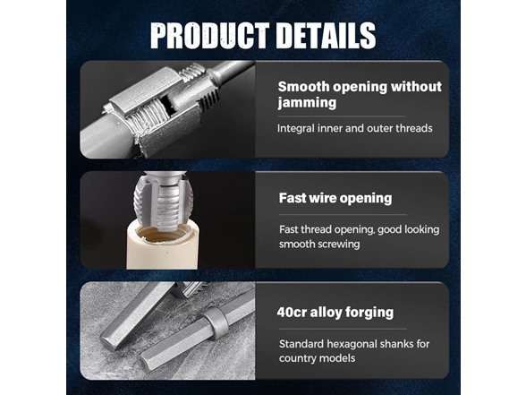 1/2'' 3/4'' Water Pipe Threading Tool