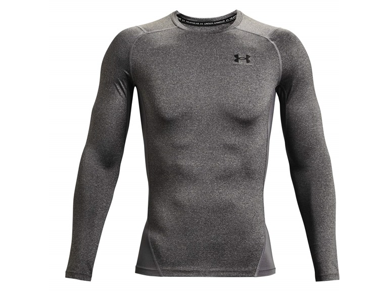 Under Armour  Large UA Men's HeatGear Long Sleeve  Carbon Heather / Black