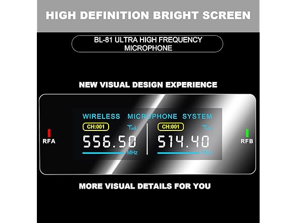 BAOLESH UHF Wireless Microphone System