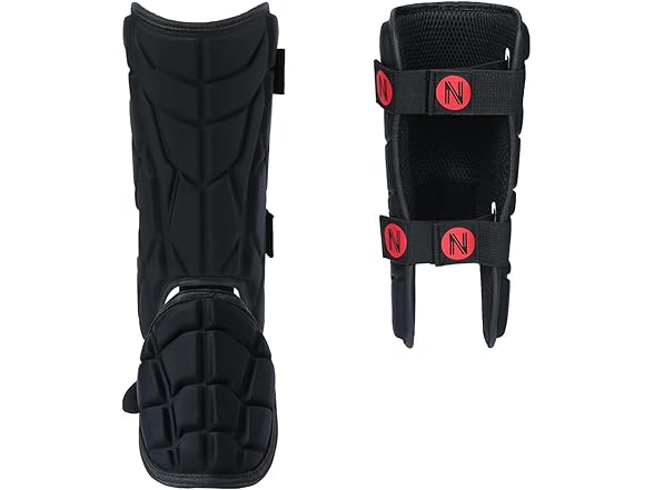 NURIBASE Batter's Leg Guards Black Adult