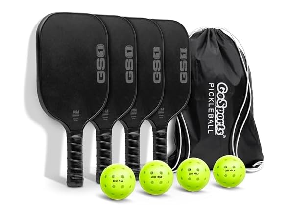 GoSports GS1 Pickleball Paddles Set of 4