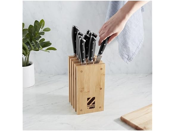 DASH Zakarian by DASH 11-Piece German Steel Kitchen Knife Set - Gallery 7