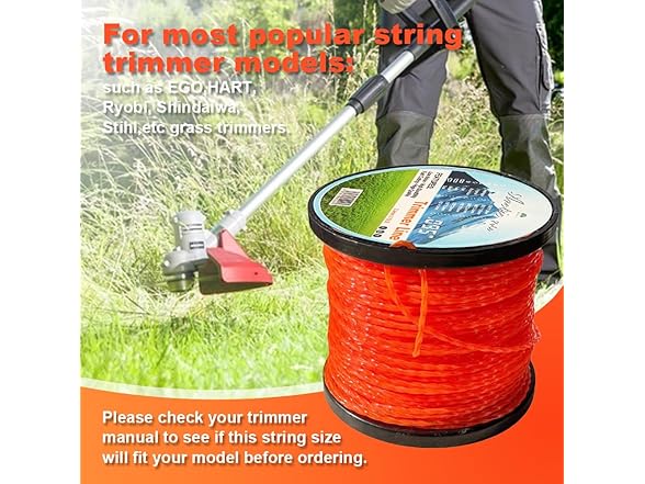 ZZity Trimmer Line .095" Premium Nylon