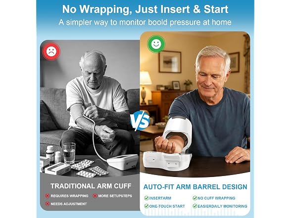 ODGG No-Wrap Upper Arm BP Monitor