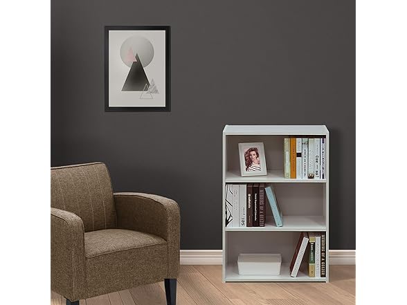 Furinno WRIGHT Book Shelf, White