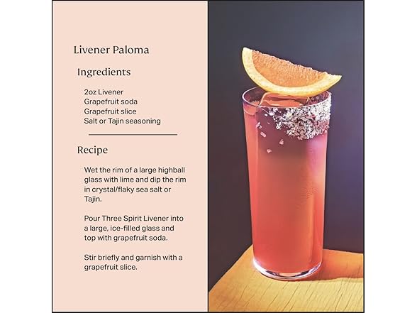  Three Spirit, Livener, 0.5 Liters