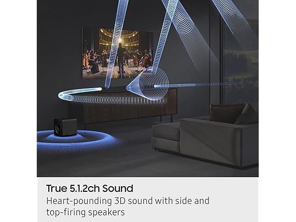 Samsung Q800F 5.1.2ch Q Series Soundbar + Subwoofer, Wireles (Open Box)