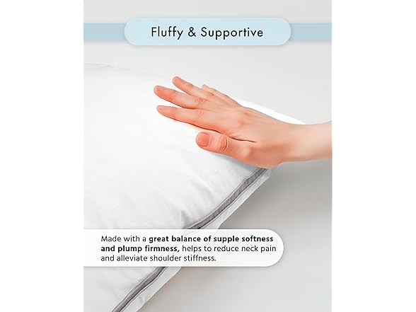 URBAN LINENS Bed Pillows Queen Size Set