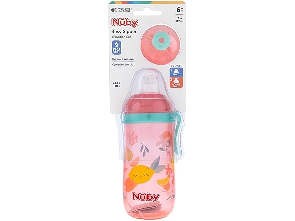 Nuby 2-Stage Busy Sipper Cup