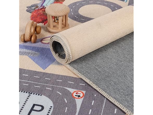 Superior 2X3RUG-ROAD-BL 2'x3' Cream