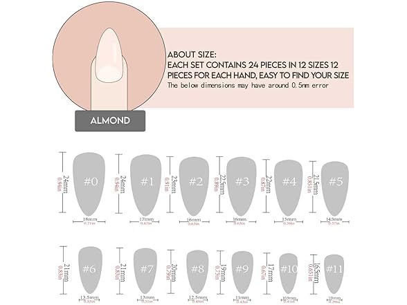 GLAMERMAID Black Oval Fake Nails with Design