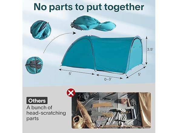 EighteenTek Truck Bed Tent Pop Up 