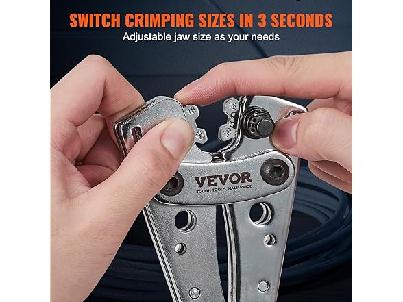 VEVOR Battery Cable Lug Crimping Tool