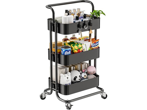 YIPPPPE 3 Tier Mesh Utility Cart