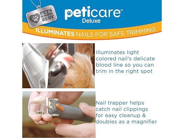 PetiCare Illuminated Dog & Cat Nail Clipper W