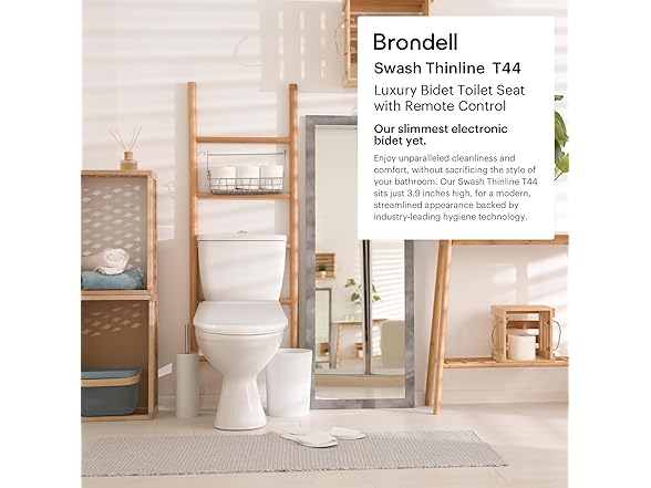 Brondell Thinline T44-EW Swash Electric Bidet