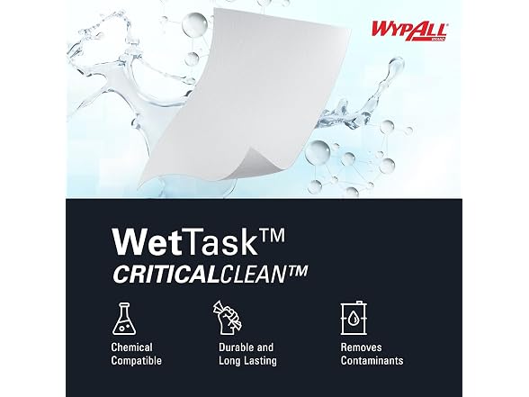 WypAll CriticalClean WetTask Wipes