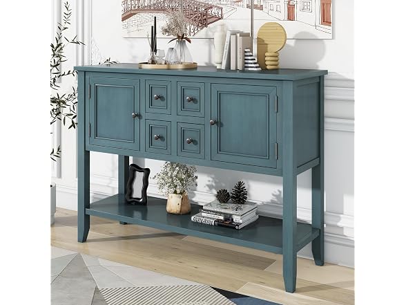 Nilight Buffet Sideboard, 4 Drawers