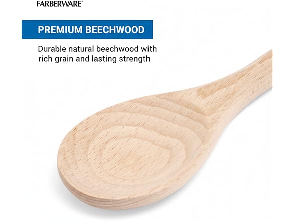 Farberware Professional Beechwood Cooking Spoon Natural