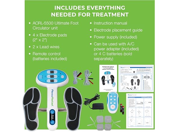 AccuRelief AccuRelief Foot Pain Relief Device Kit, w