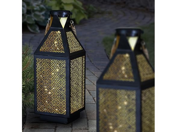 Four Seasons Courtyard Battery Powered LED Lantern