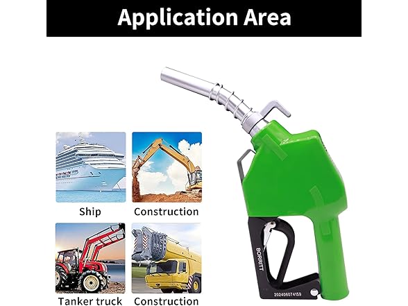 BORRITT 3/4" Auto Shut-Off Fuel Nozzle