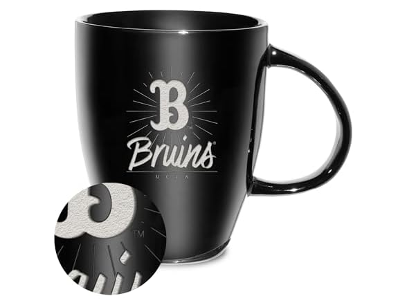 UCLA Bruins Sunburst Black Mug
