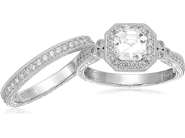 Amazon Essentials Platinum-Plated Sterli