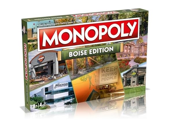 Monopoly Board Game Boise Edition