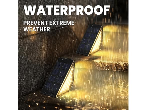 PATIOWIN Solar Step Lights