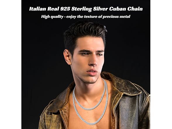 Eterjew 925 Sterling Chain Necklace 20"