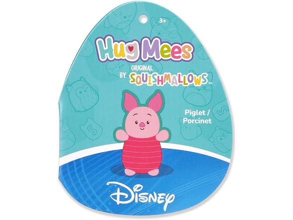 Squishmallows Original Disney 10in Piglet HugMees