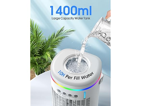 VOSAF BK20PLUS Vosaf Portable Air Conditioners Fan, 3 Speeds