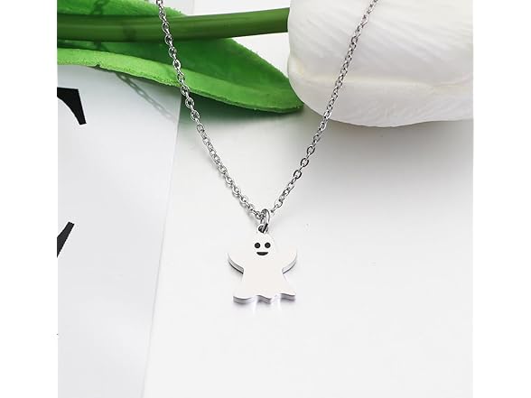 JINGMARUO Silver Friend Necklace