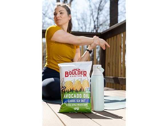 18CT Boulder Canyon Avocado Oil Potato Chips Variety