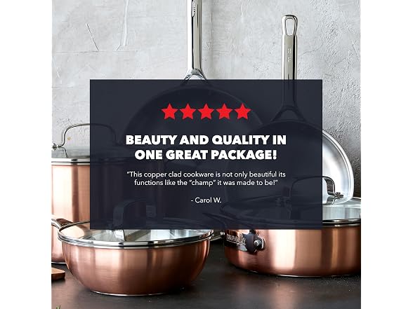 GreenPan x Bobby Flay 2QT Copper Clad Chef’s Pan with Lid