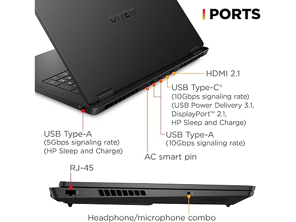 HP OMEN 17.3" FHD AMD Ryzen 7 350 Laptop