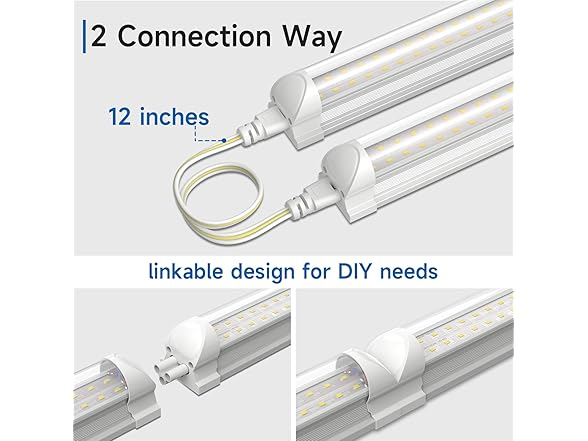 SHINESTAR 4FT LED Shop Lights