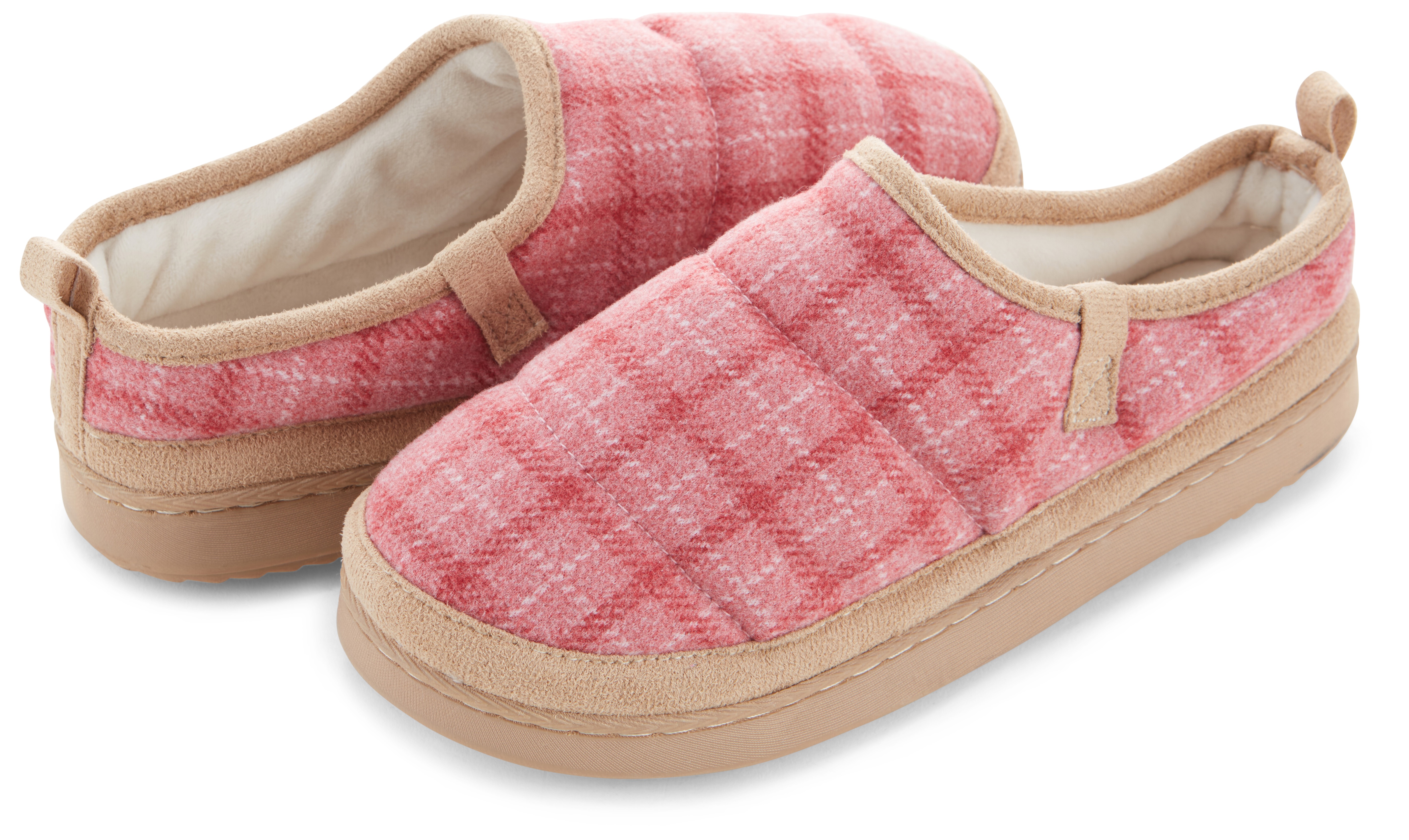 Floopi Womens Detailed Plaid Clog Slipper - Gallery 9