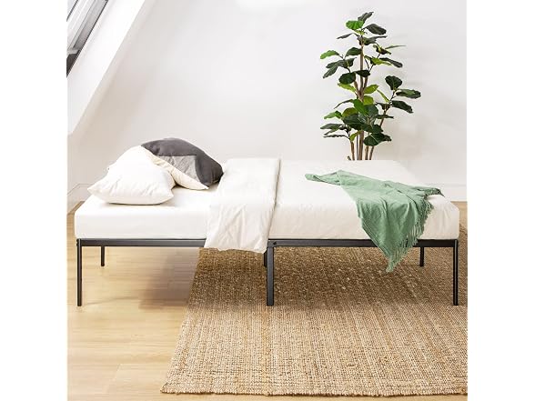 Best Price Mattress 14" Twin Metal Platform Bed