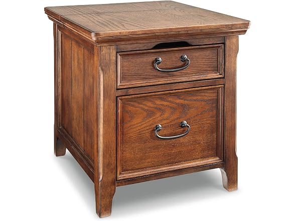 Ashley Woodboro Media End Table Brown