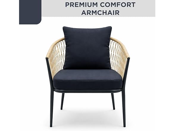 Alpine Corporation 3-Piece Outdoor Patio Bistro Set - Gallery 9