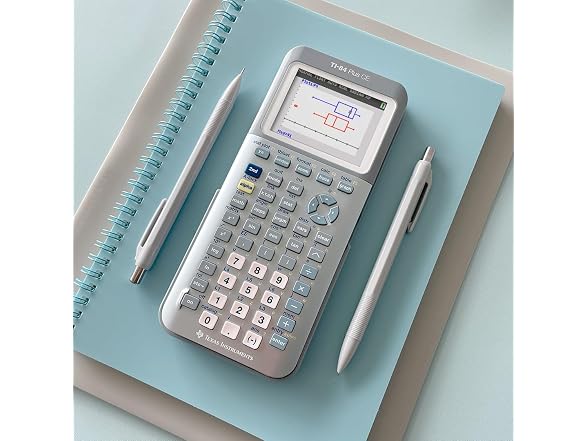TI-84 Plus CE Graphing Calculator Texas Instruments, Fractal Frost (Open Box)