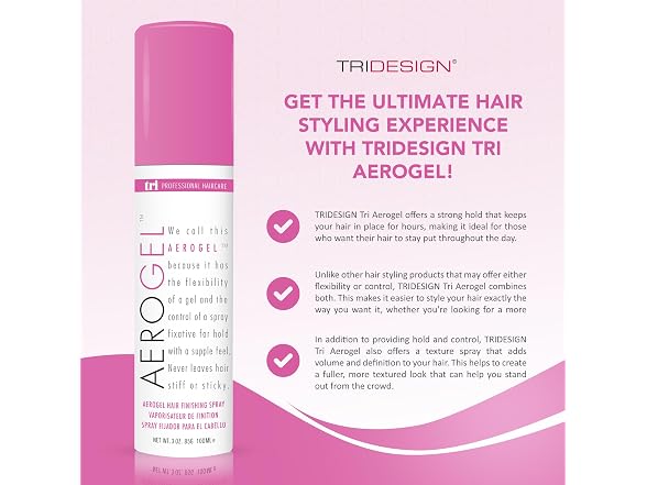 TRIDESIGN Aerogel Strong Hold Volumizing Hair