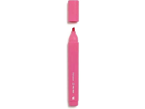 TRU RED Tank Permanent Markers, Chisel Tip, Astd