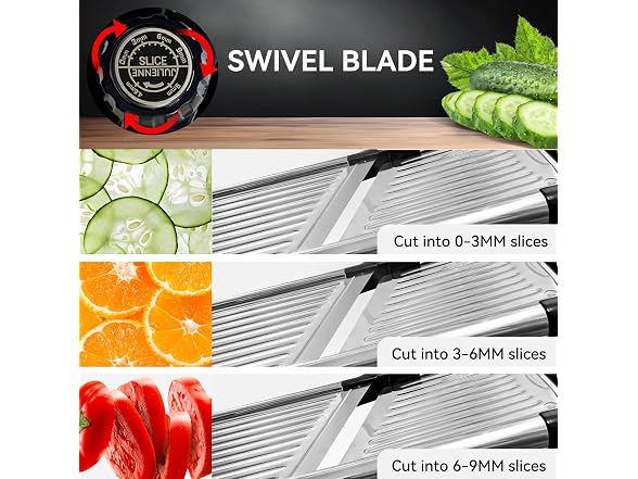 XAYCDEHN Adjustable Mandoline Slicer